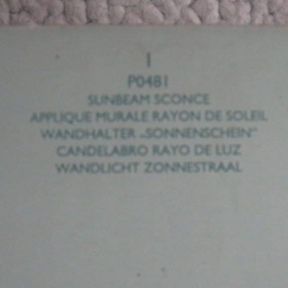 PartyLite Sunbeam Candle Sconce - Picture 4 of 4